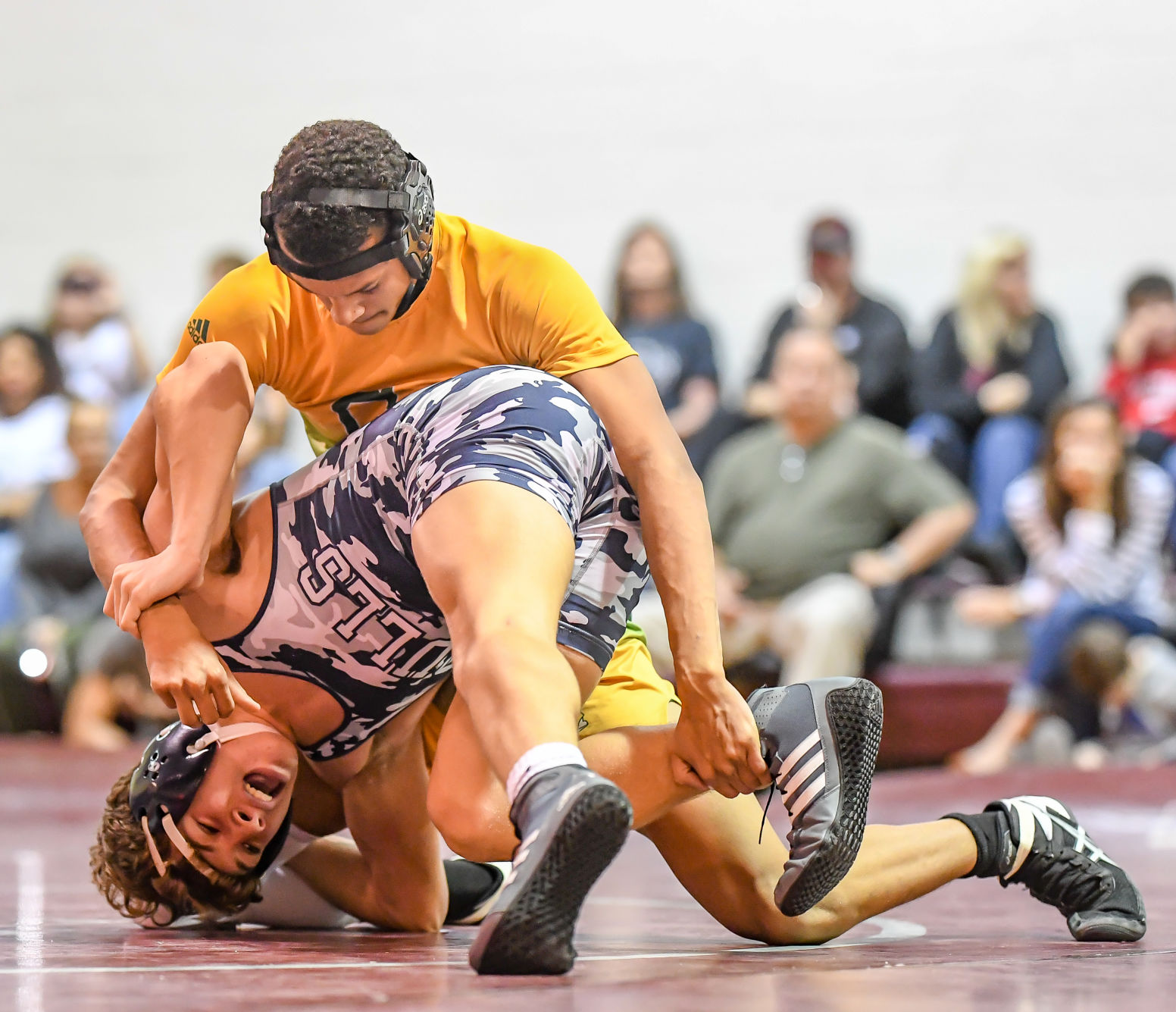 Wednesday night high school wrestling action